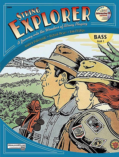 Dabczynski: String Explorer Bk.1 (Bass & CD) - Metzler Violin Shop Inc.