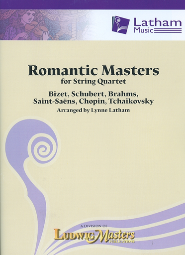 Latham, Lynne: Romantic Masters for String Quartet, score & parts
