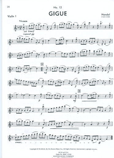 Clarke, Irma: String Music of the Baroque Era (string quartet) score & parts