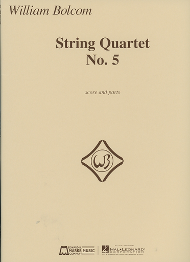 Bolcom, W.: String Quartet, No. 5 (score and parts)