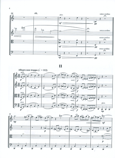 Bolcom, W.: String Quartet, No. 5 (score and parts)