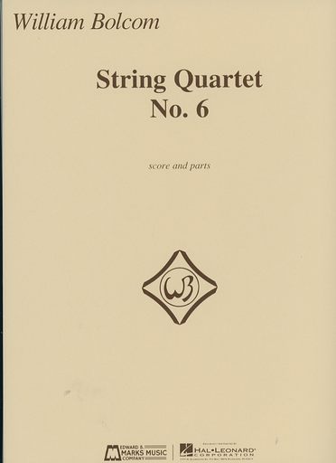 Bolcom, W.: String Quartet, No. 6 (score and parts)