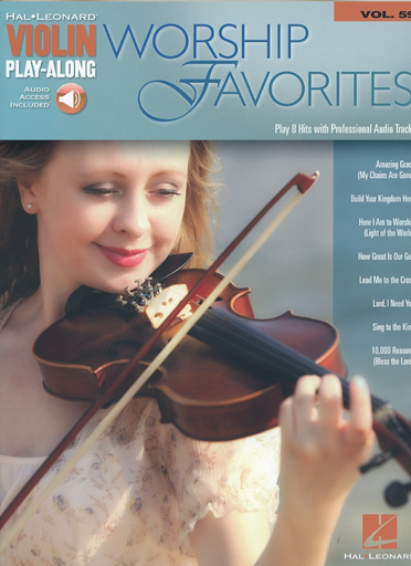 Violin Play-Along: Worship Favorites (violin part with internet audio access included)