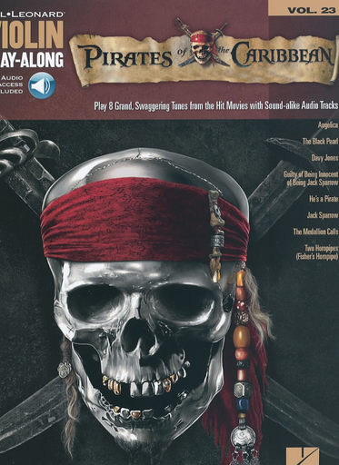 Play-Along Series Vol. 23: Pirates of the Caribbean (violin & CD)