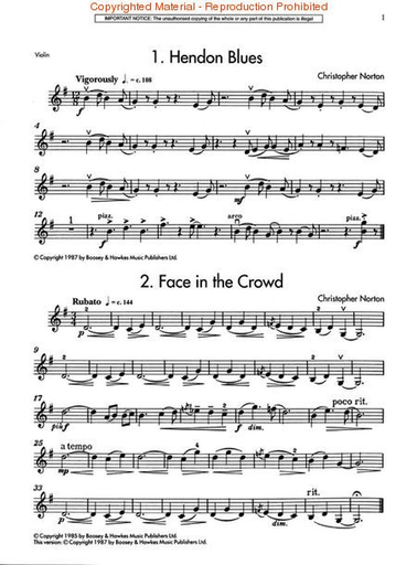 Norton, C.: Microjazz 2 Violin Collection (violin & piano)