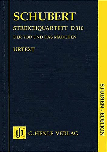 Schubert, F. (Haug-Freienstein): String Quartet in D minor, D 810, "Death and the Maiden" (score)