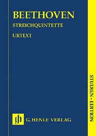 Beethoven (Kurth): (study score) String Quintets - URTEXT (score) Henle Verlag