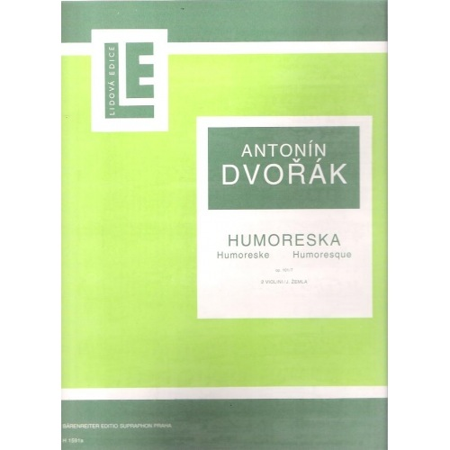 Dvorak, Antonin: Humoresque in G flat Op.101 No. 7 (2 violins) Barenreiter