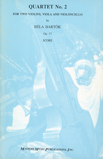 Bart‚àö‚â•k, B.: (Score) String Quartet No.2, Op.17 (string quartet)
