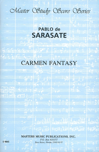 Sarasate, P.: (Score) Carmen Fantasy (violin, and orchestra)