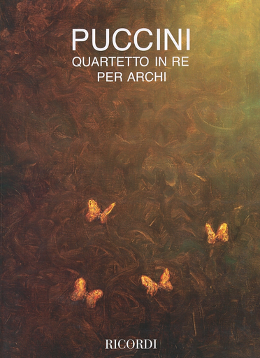 Puccini, G.: (Score) String Quartet in D Major (string quartet)