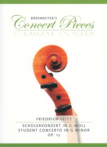 Seitz, F.: Student Concerto in G minor Op. 12 (violin & piano) Barenreiter