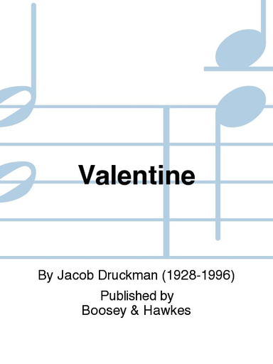 Druckman, J.: Valentine (Contrabass)