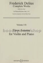 Delius, F.: Three Sonatas, Volume 31b (Violin & Piano)