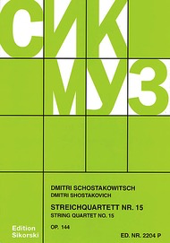 Shostakovich, D.: (Score) String Quartet No.15, Op.144 (string quartet)