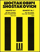 Shostakovich, D.: (Score) String Quartet No.1, Op.49 (string quartet)