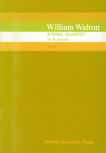 Walton, W.: (Score) String Quartet in A minor (string quartet)
