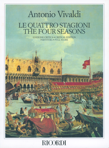 Vivaldi, A. (Everett & Talbot): (Score) The Four Seasons, Op.8 - Critical Edition Score (violin, and string orchestra)