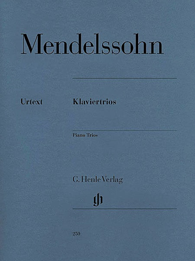 Mendelssohn (Herttrich): Piano Trios - URTEXT (piano trio) Henle