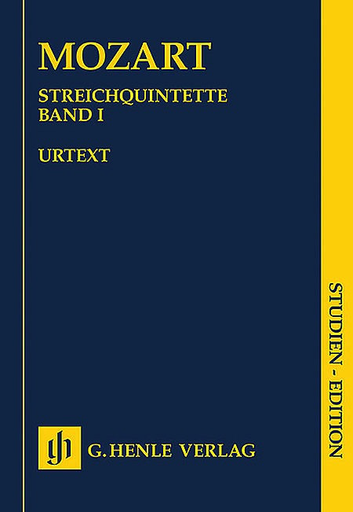 Mozart, W.A.: String Quintets Vol.1, urtext (score)