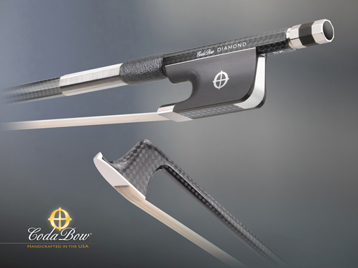 CodaBow DIAMOND SX Cello bow, with GlobalBow Technology (Full Size), USA