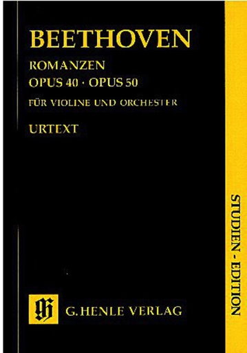 Beethoven, L.van: Romances in G and F Major, Op.40 and 50, urtext (violin and piano [score])