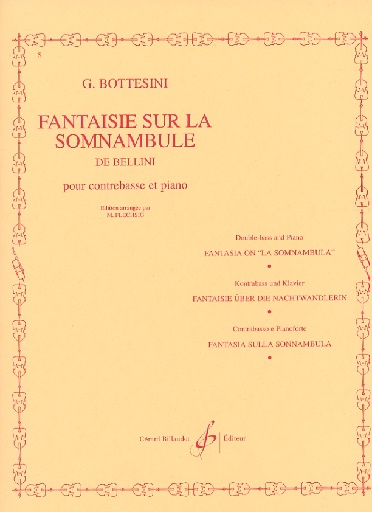 Bottesini, Giovanni: Fantaisie sur somnambule (bass & piano)