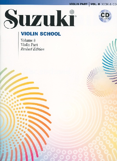 Suzuki: Violin School Vol. 8 (violin & CD) Summy-Birchard