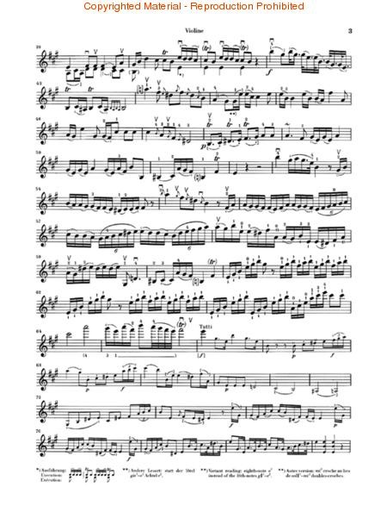 Haydn, F.J. (Lohmann/Thomas, ed.): Concerto in A major, Hob. VIIa: 3, urtext (violin & piano)