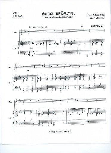 Heffler: America, the Beautiful (viola & piano)