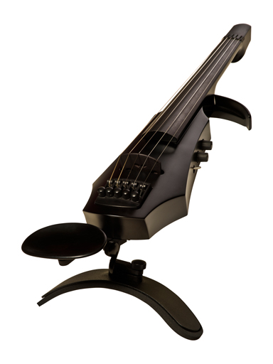 NS Design NXT5a Satin Black 5-string electric violin with case. Czech Republic