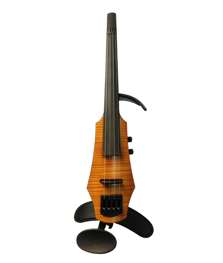 NS Design WAV4 Amberburst 4-string violin with case