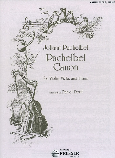 Pachelbel, Johann (Dorff): Pachelbel Canon (violin, viola, and piano)