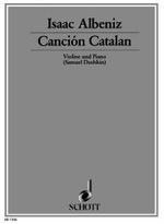 Albeniz, I.: Cancion Catalan (violin and piano)