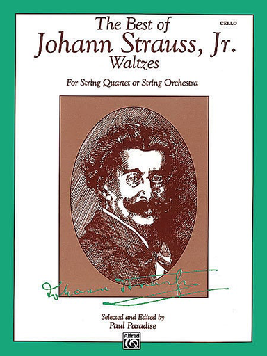 Strauss, J. Jr.: Waltzes for String Quartet or String Orchestra (cello)