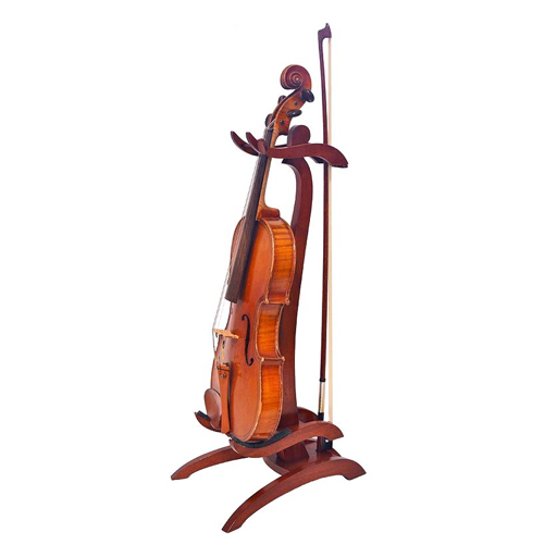 Lemurian Crafts elegant wood violin/viola stand