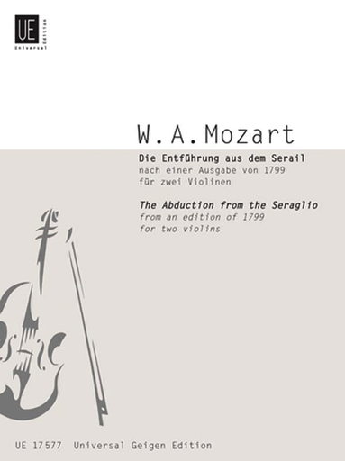 Mozart, W.A. (Kovacic): Abduction from the Seraglio (2 violins)