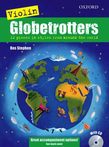 Ros, S.: Globetrotters; 12 Pieces In Styles From Around the World (violin and CD)
