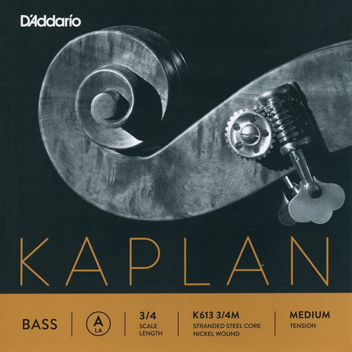D'Addario Kaplan 3/4 nickel bass A string, medium