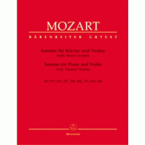 Mozart, W.A.: Four Early Sonatas KV6-9 Vol.1 (piano & violin) Barenreiter