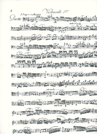 Marx, J.M.: Grand Duo for Two Cellos (Photocopy of engraved original)