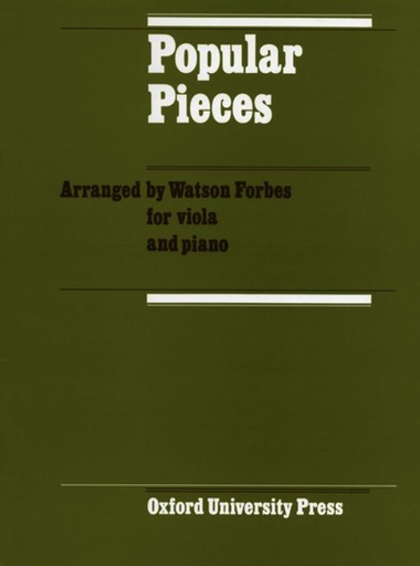 Forbes, W. (arr.): Popular Pieces for Viola (viola and piano)
