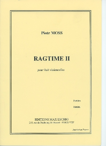 Moss, Piotr: Ragtime II (8 cellos)