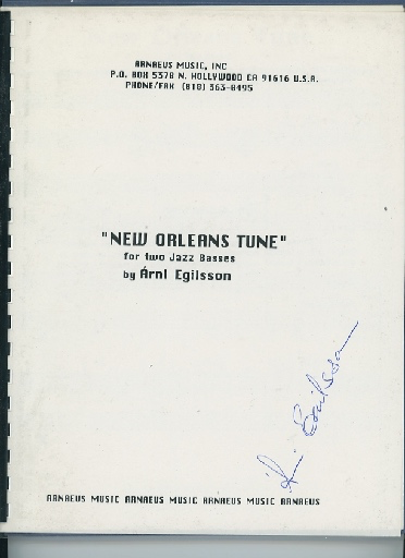 Egilsson, Arni: New Orleans (2 basses)