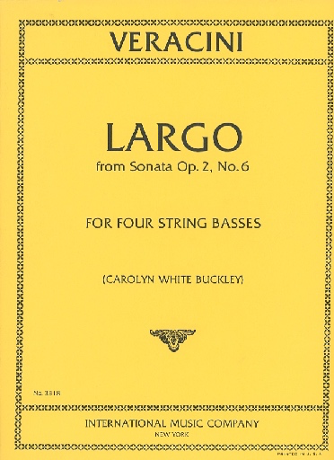 Veracini, F.M.: Largo (4 basses)