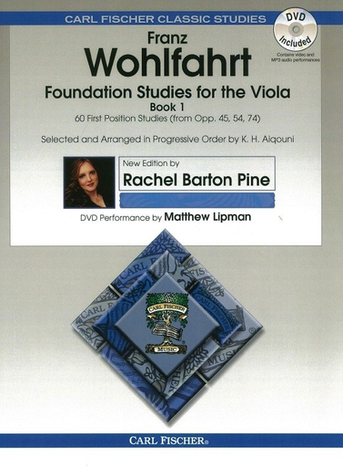 Wohlfahrt (Pine): Foundation Studies for the Viola, Bk.1, op. 45, 54, 74 (viola) (DVD) Carl Fischer