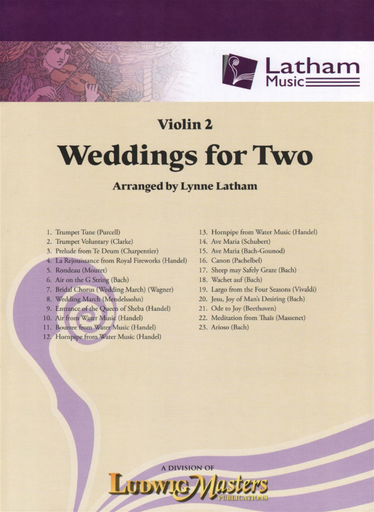 Latham: Weddings for Two (violin 2)