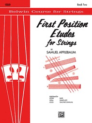 Applebaum, S.: First Position Etudes for Strings (cello)