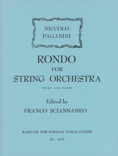 Paganini, N. (Sciannameo): Rondo for String Orchestra (string orchestra)