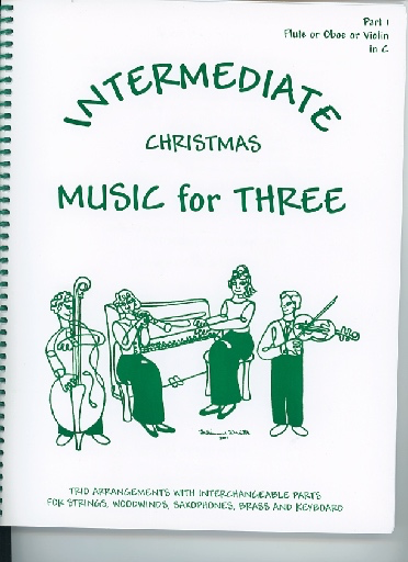 Kelley, Daniel: Music for Three Christmas, Intermediate (violin 1)